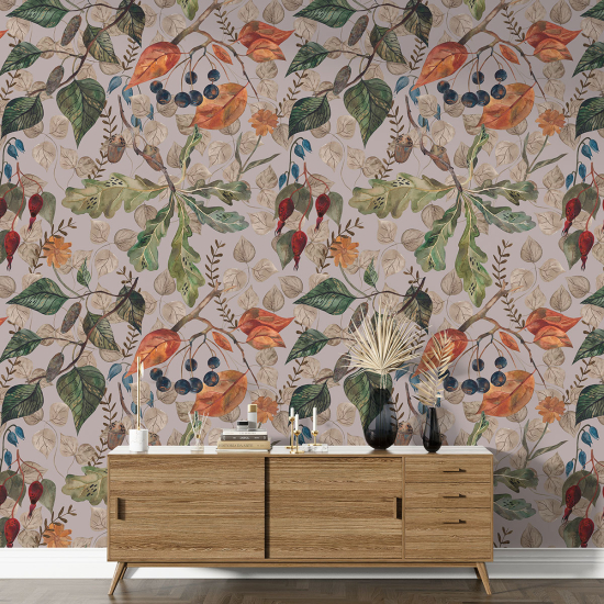 Papel pintado con motivos XL - Motivo botánico