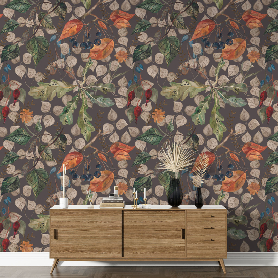 Papel pintado con motivos XL - Motivo botánico