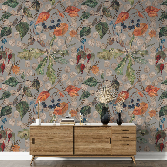 Papel pintado con motivos XL - Motivo botánico