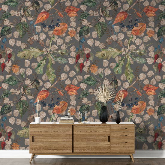 Papel pintado con motivos XL - Motivo botánico