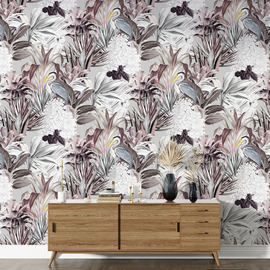 Papel pintado con motivos XL - Motivo botánico