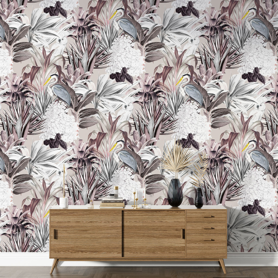 Papel pintado con motivos XL - Motivo botánico