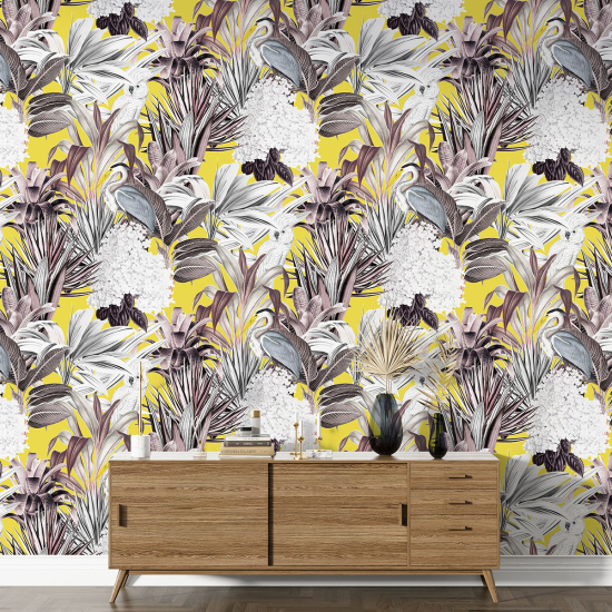 Papel pintado con motivos XL - Motivo botánico