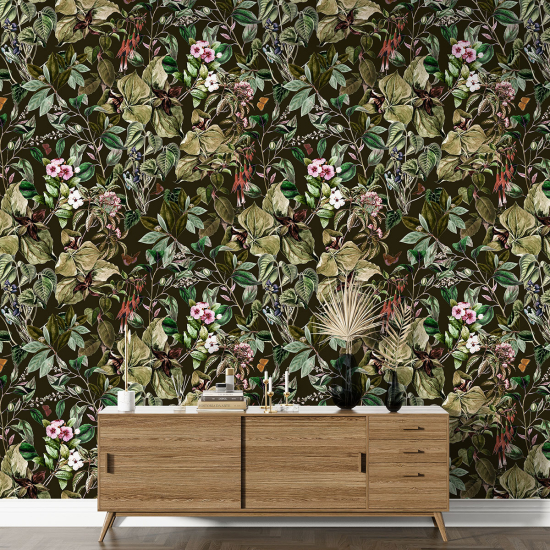 Papel pintado con motivos XL - Motivo botánico