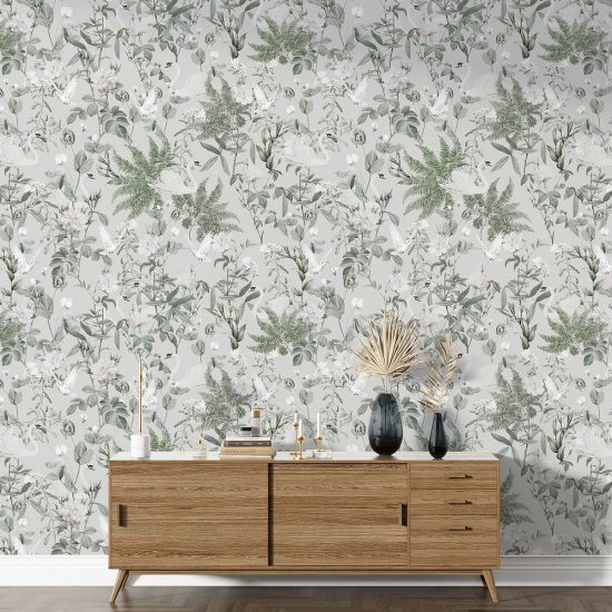 Papel pintado con motivos XL - Motivo botánico