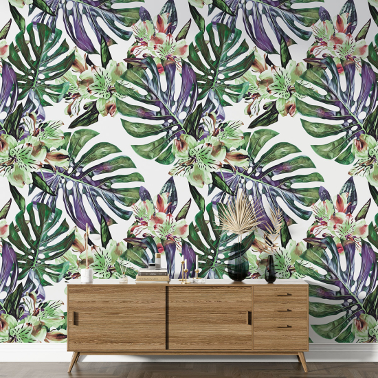 Papel pintado con motivos XL - Motivo botánico