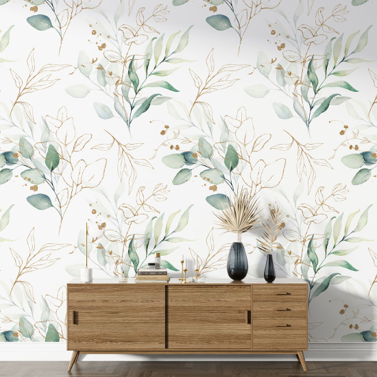 Papel pintado con motivos XL - Motivo botánico