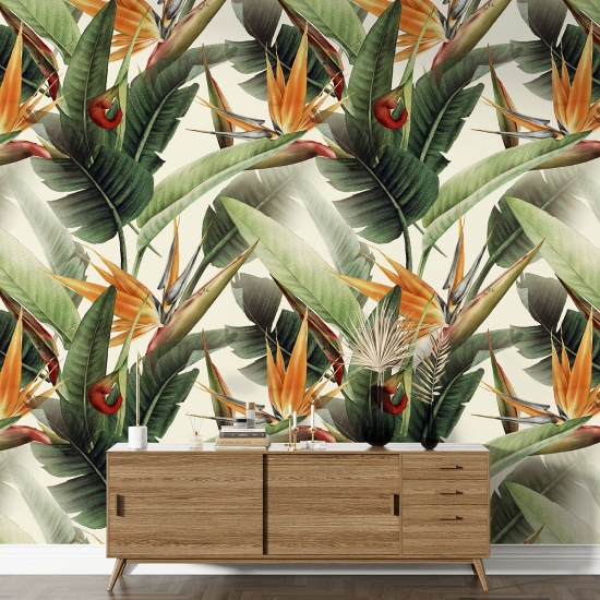 Papel pintado con motivos XL - Motivo botánico