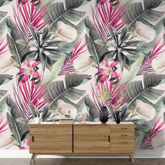 Papel pintado con motivos XL - Motivo botánico