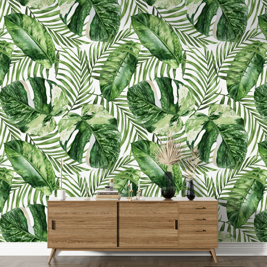 Papel pintado con motivos XL - Motivo botánico