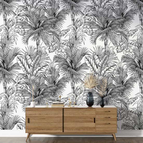 Papel pintado con motivos XL - Motivo botánico