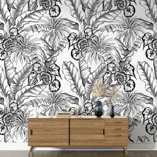 Papel pintado con motivos XL - Motivo botánico