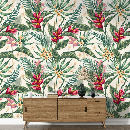 Papel pintado con motivos XL - Motivo botánico