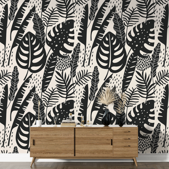 Papel pintado con motivos XL - Motivo botánico