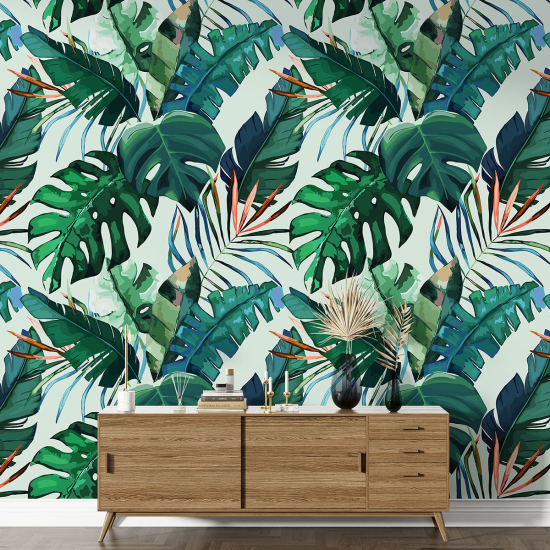 Papel pintado con motivos XL - Motivo botánico