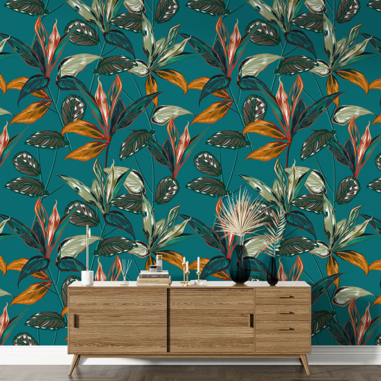 Papel pintado con motivos XL - Motivo botánico