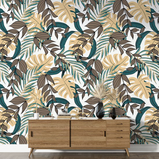 Papel pintado con motivos XL - Motivo botánico