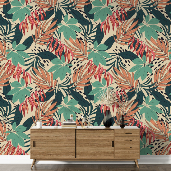 Papel pintado con motivos XL - Motivo botánico
