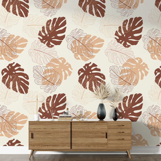 Papel pintado con motivos XL - Motivo botánico