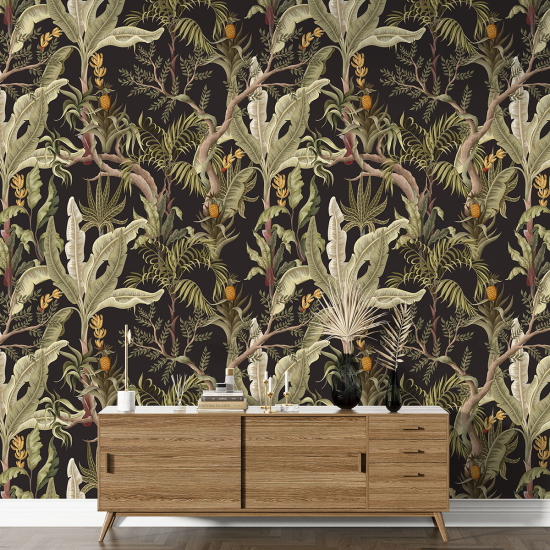 Papel pintado con motivos XL - Motivo botánico