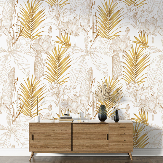 Papel pintado con motivos XL - Motivo botánico