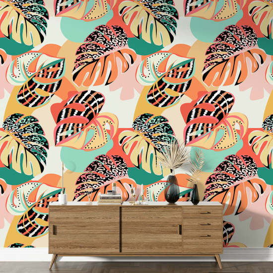 Papel pintado con motivos XL - Motivo botánico
