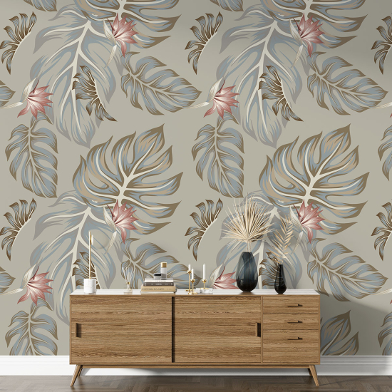 Papel pintado con motivos XL - Motivo botánico