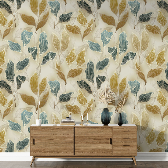 Papel pintado con motivos XL - Motivo botánico
