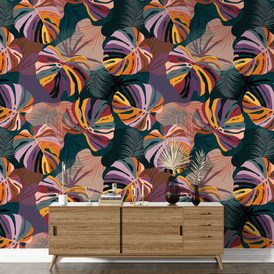 Papel pintado con motivos XL - Motivo botánico
