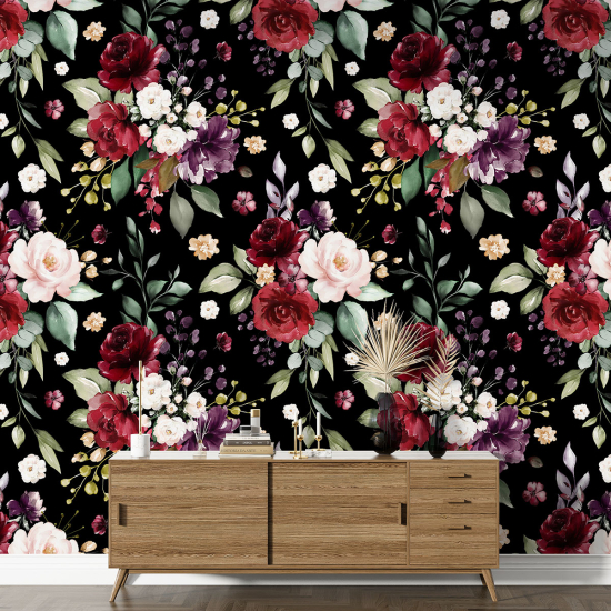 Papel pintado con motivos XL - Motivo floral