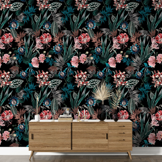 Papel pintado con motivos XL - Motivo floral