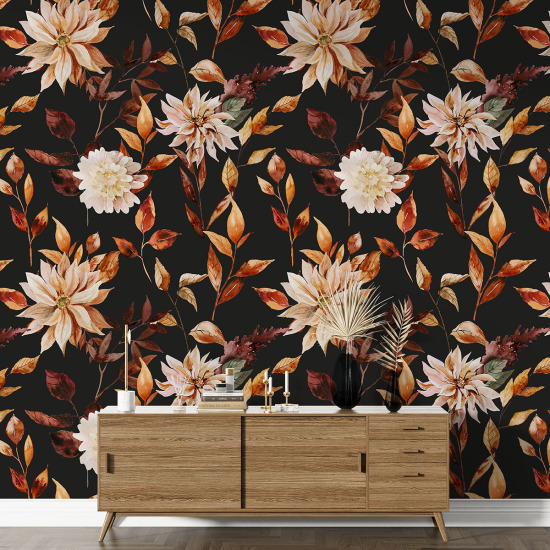 Papel pintado con motivos XL - Motivo floral