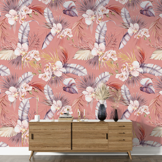 Papel pintado con motivos XL - Motivo floral