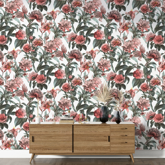 Papel pintado con motivos XL - Motivo floral