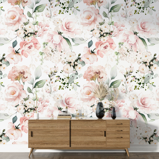Papel pintado con motivos XL - Motivo floral