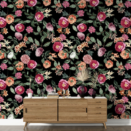 Papel pintado con motivos XL - Motivo floral