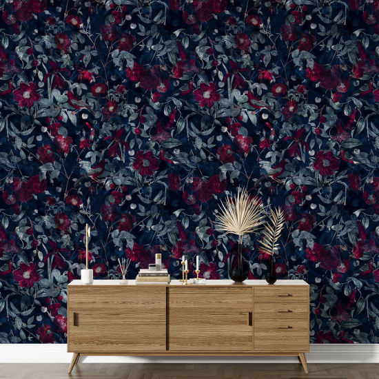 Papel pintado con motivos XL - Motivo floral