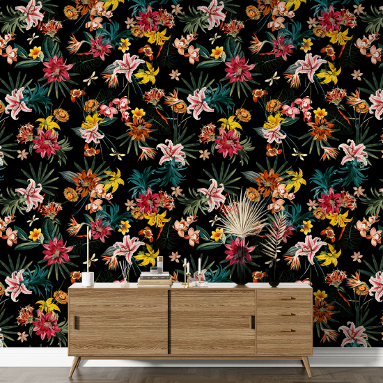 Papel pintado con motivos XL - Motivo floral