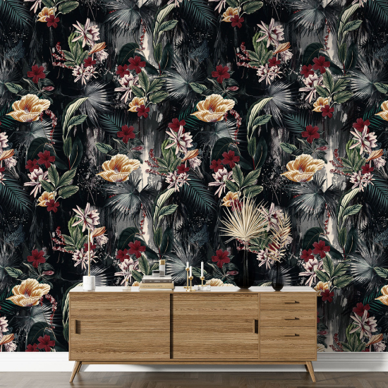 Papel pintado con motivos XL - Motivo floral