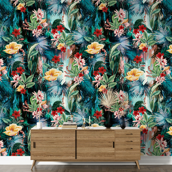 Papel pintado con motivos XL - Motivo floral