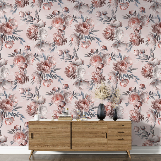 Papel pintado con motivos XL - Motivo floral