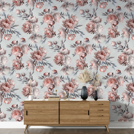 Papel pintado con motivos XL - Motivo floral