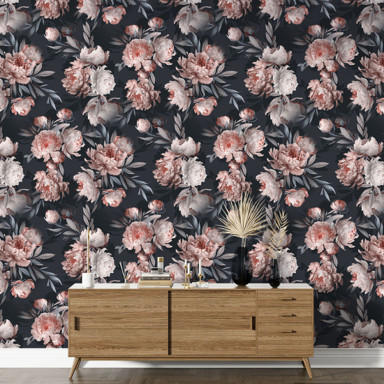 Papel pintado con motivos XL - Motivo floral