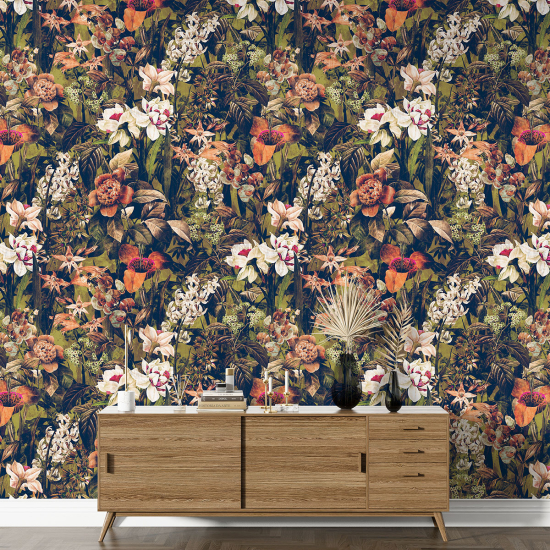 Papel pintado con motivos XL - Motivo floral