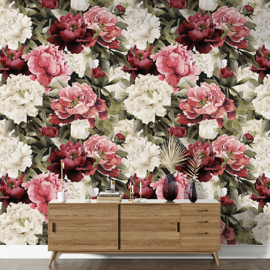Papel pintado con motivos XL - Motivo floral