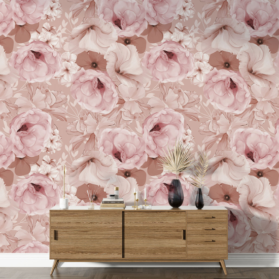 Papel pintado con motivos XL - Motivo floral