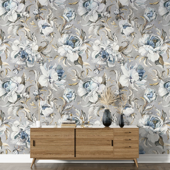 Papel pintado con motivos XL - Motivo floral