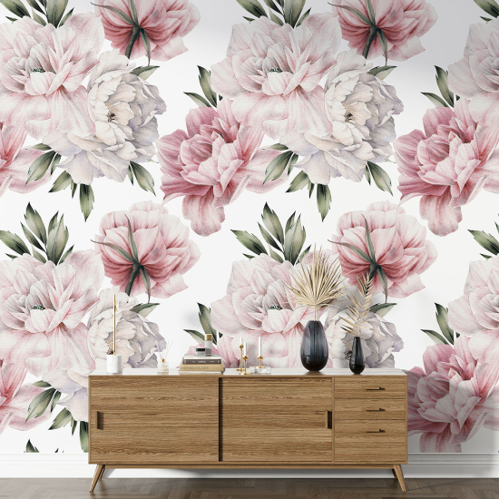 Papel pintado con motivos XL - Motivo floral