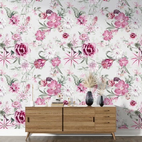 Papel pintado con motivos XL - Motivo floral