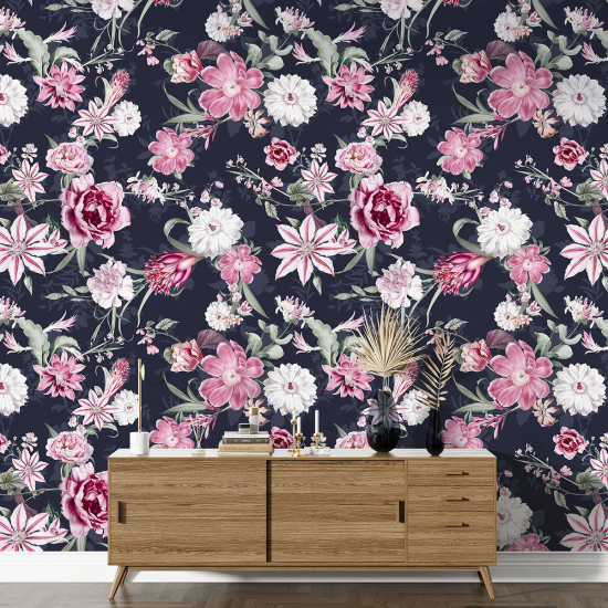 Papel pintado con motivos XL - Motivo floral
